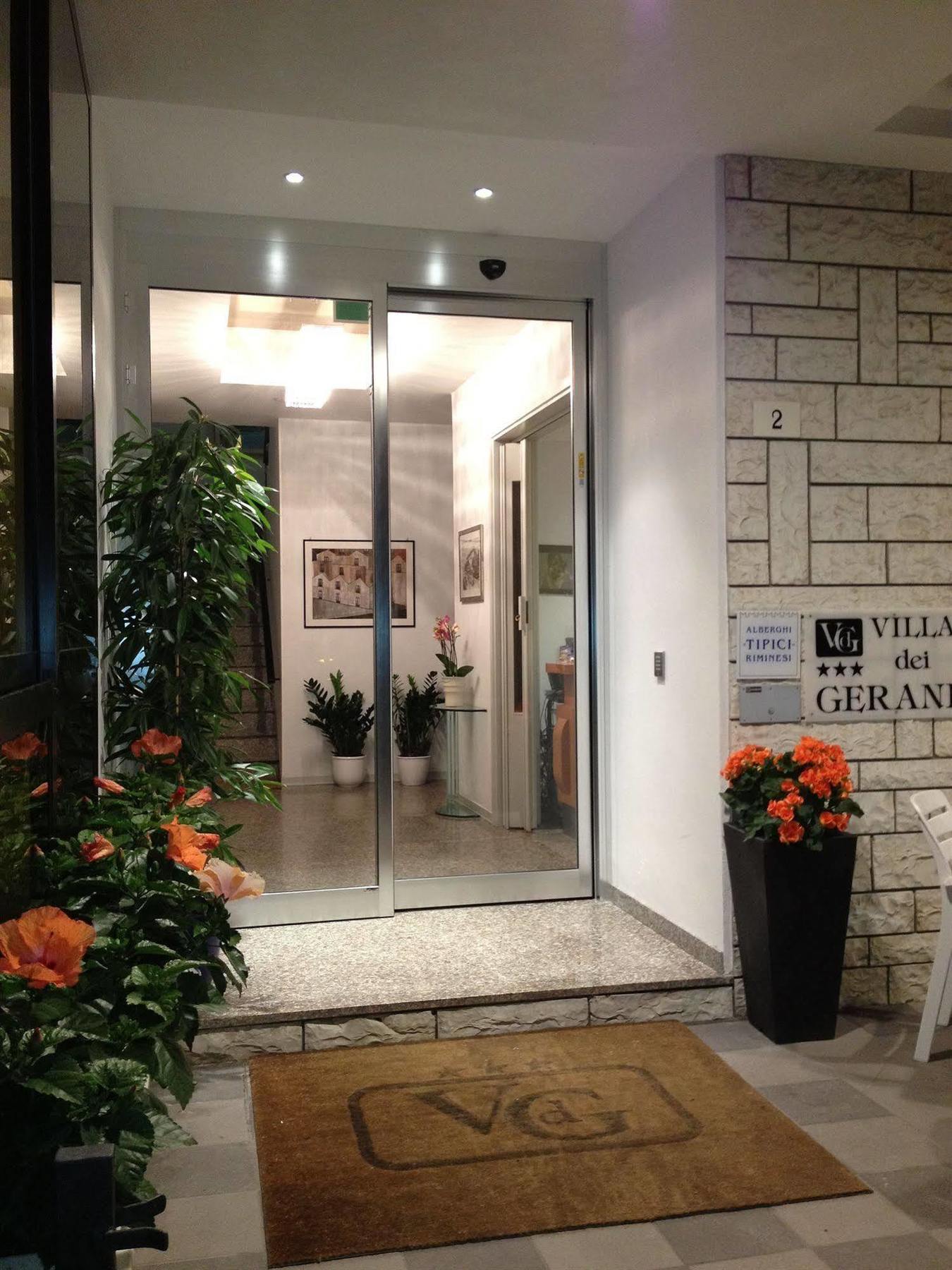 Hotel Villa dei Gerani Rimini Esterno foto